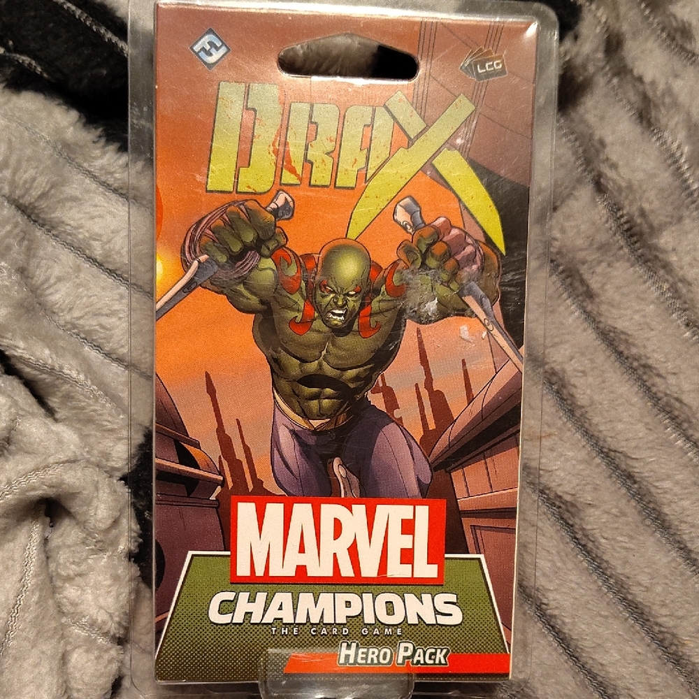 Brand New In Original Package, Marvel Champions Drax Hero Pack Card Game